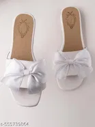 Solid Synthetic Flat Girls Sandals 