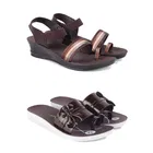 Combo of Flats with Sandals for Women 
