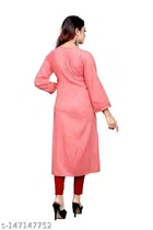 Rayon Slub Printed Kurti for Women 