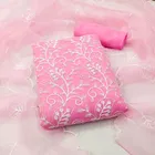 Organza Unstitched Dress Material for Women 