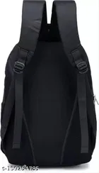 Nylon Backpack for Men & Women, Black
