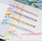 Unicorn Theme Pencil Case with 4 Pcs Pencils 