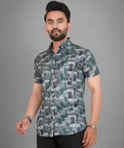 Slik Half Sleeves Shirt for Men (Multicolor, S)