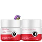 Dermistry Anti Ageing Repair Protect Night Cream with Instant & Intense Face Mask (50 ml, Set of 2)