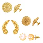 Gold Plated Designer Earrings Set for Women & Girls 