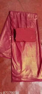 Lycra Solid Saree for Women 