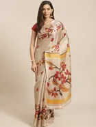 Khadi Printed Saree for Women 
