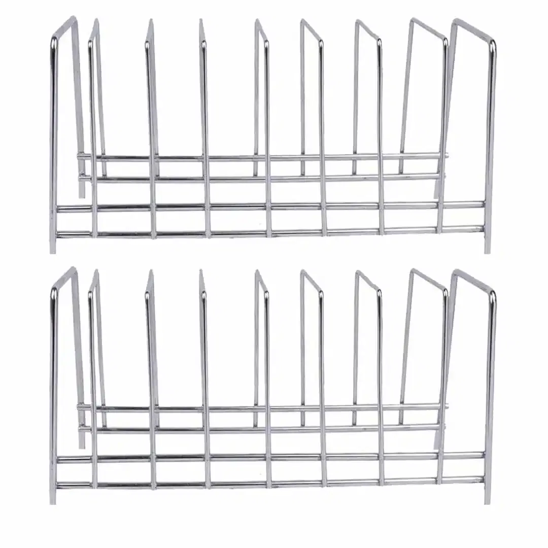 Oc9 Stainless Steel Dish Rack For Kitchen (Pack Of 2) (Oc-231)