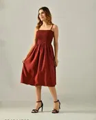 Poly Crepe Dress for Women 