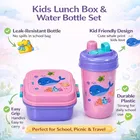 Aqua  Lunch Box with Sipper