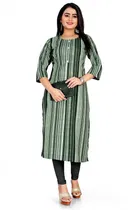 A-Line Crepe Kurti for Women 
