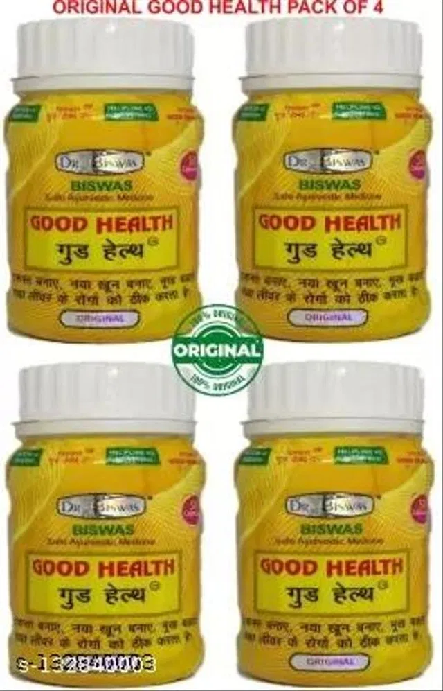 Dr. Biswas Good Health 100% Ayurvedic Capsule Original Pack Of 4 (Pack Of 4)Nutrition - Weight Gain