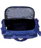 Polyester 60 L Solid Color Duffel Trolley Bag with Wheels 
