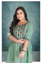 Floral Cotton Kurti for Women 