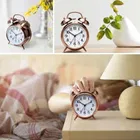 Analog Alarm Clock, Rose Gold