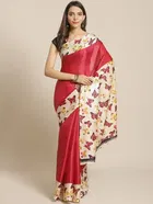 Khadi Printed Saree for Women 