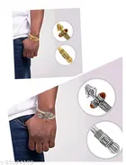 Alloy Rudraksha Bracelet for Men & Boys 