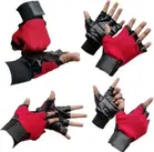Polyester Printed Gym Bag with Gloves & Wristband for Men & Women 