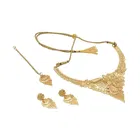 Gold Plated Necklace with Earrings for Women 