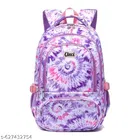 Polyester Backpack Bag, Purple