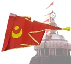 Polyester Printed Jagannath Ji Flags, Multicolor, 28x84 Inches