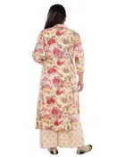 Cotton Floral Print Kurti for Women 