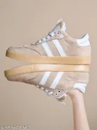 Shoetopia Girls Sneakers - Cream 