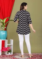 Rayon Three Quarter Sleeves Top for Women 