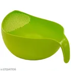 Plastic Food Strainer (Green)