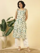 Tie Up Cotton Kurti for Women 
