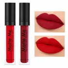 Non Transfer Waterproof Matte Liquid Lipstick, Red, Maroon, 16 ml [Pack of 2]