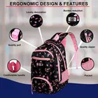 Seezu 26L Girls School, College & Travel Backpack with 2 Compartments, Durable Material 