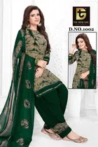 Synthetic Unstitched Dress Material for Women & Girls 