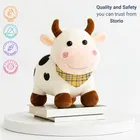 Soft Plush Cow Toy for Kids | Ultra-Soft Cuddly Stuffed Animal for Babies 