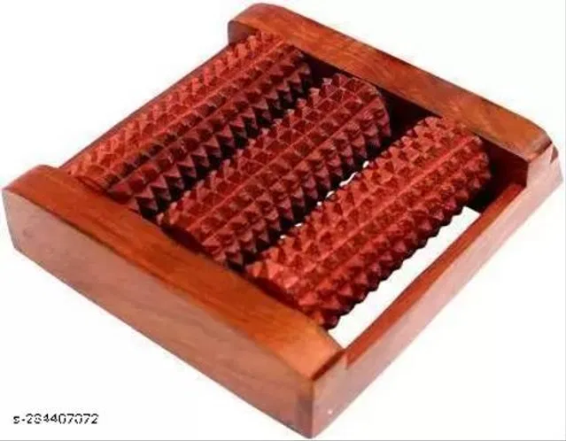 Wooden Acupressure Foot Massager (Brown)