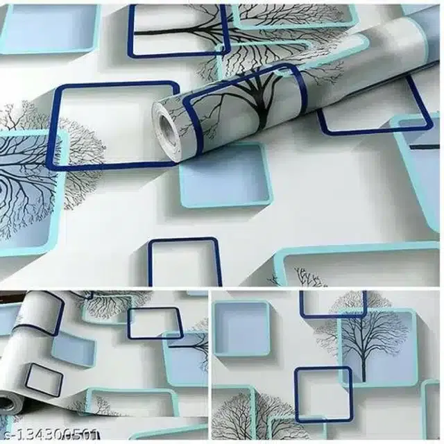 Vinyl Wallpaper for Home (Multicolor, 45x250 cm)