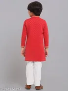 Cotton Blend Kurta with Pyjama for Boys 