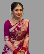 Jacquard Zari Woven Saree for Women 