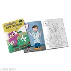 Copy Coloring Books For Kids - Set Of 10 Books - Hindi Varnamala, Trace & Paint, Super Heroes And Many More