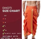 Cotton Silk Dhotis for Men, Pack of 2 