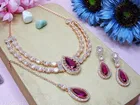 Rose Gold Enchanting Necklace Set for Women 
