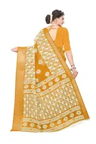 Cotton Flower Printed Saree for Women 