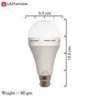 Plastic 12 Watt Rechargeable Emergency Inverter LED Bulb with Free Gift 
