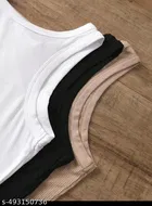 Lycra Top for Women, Black 
