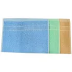 Cotton High Absorbent Antibacterial Hand Towels (Pack of 3) (Multicolor, 14x21 inches)