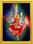 Polyester Varahi Laxmi Devi Photo Frame 