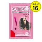 Sunsilk Pink Thick & Long Shampoo 16X5.5 ml (Set Of 16)