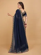 Georgette Self-Design Saree for Women 