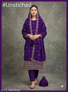 Vichitra Silk Punjabi/All Over Suits for Women 