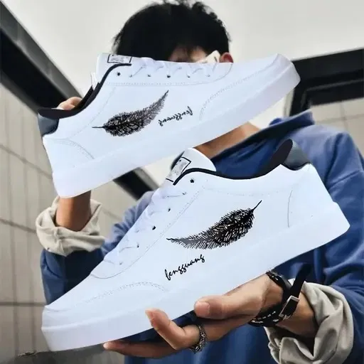 Sneakers for Men (White, 8)